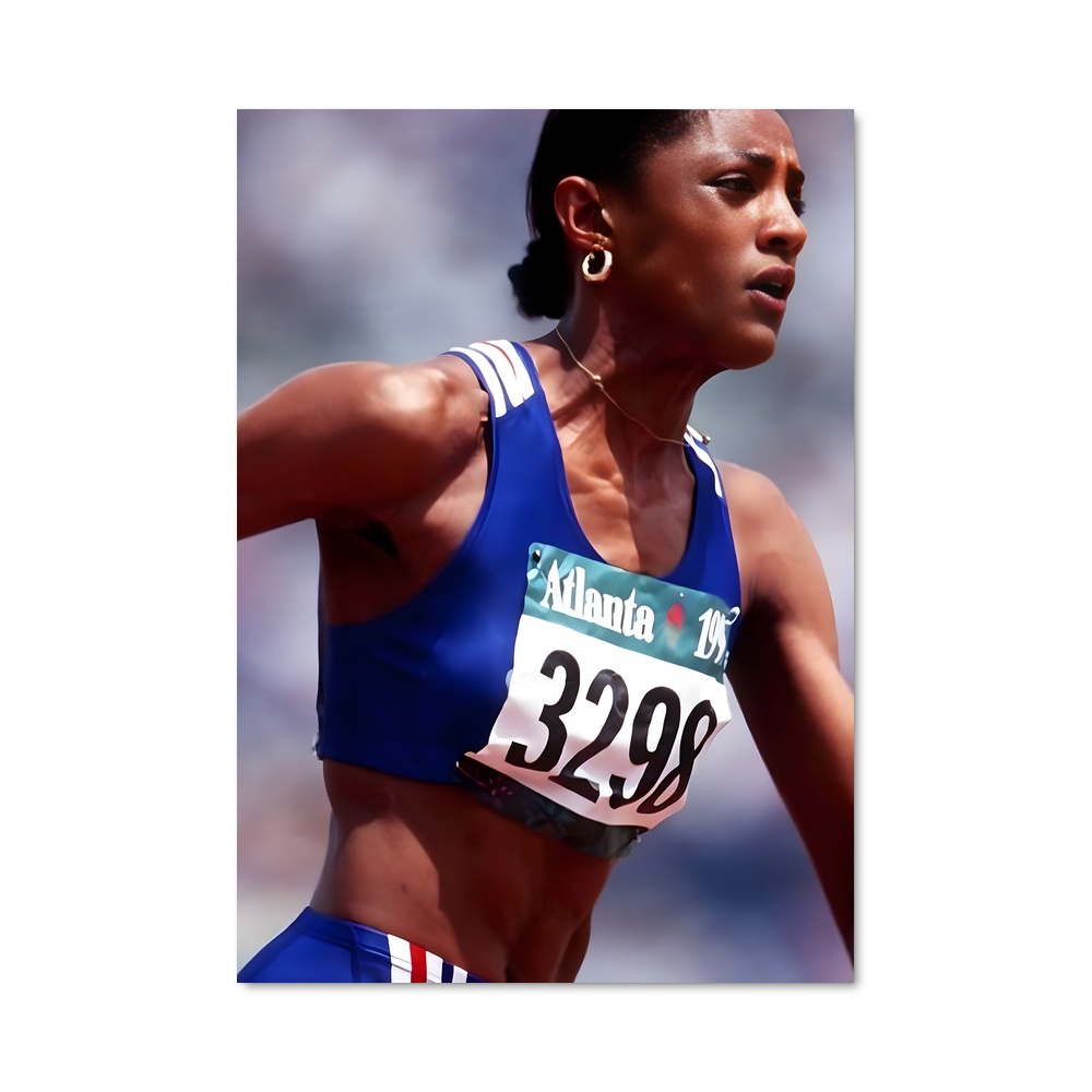 Poster La Piste d'Or – affiche Athlétisme